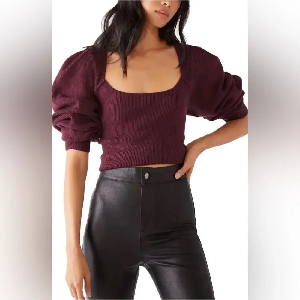 Free People Saffron Open Back Sweater - Picture 2 of 6